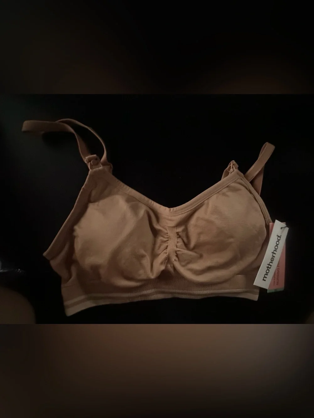 Motherhood Maternity Nude Wireless Support Bra